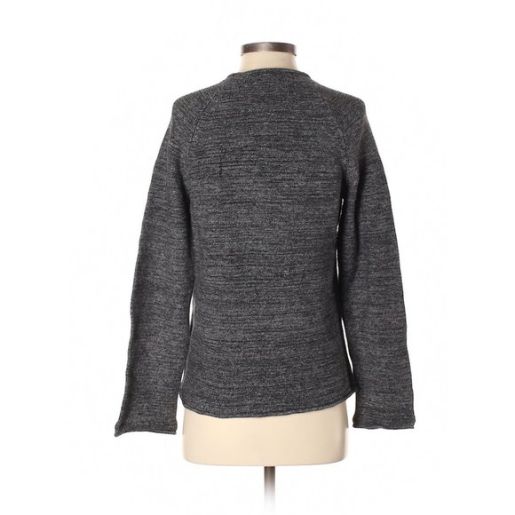 American Apparel Raglan Sleeve Gray Marled Sweater - Picture 3 of 11